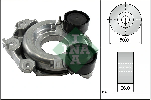 Belt Tensioner, V-ribbed belt